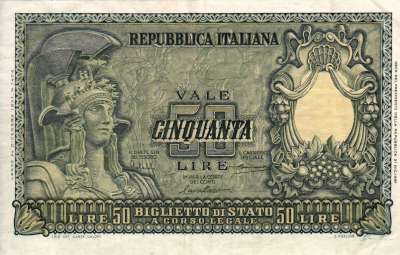 Beschrijving voorzijde: ITALIA